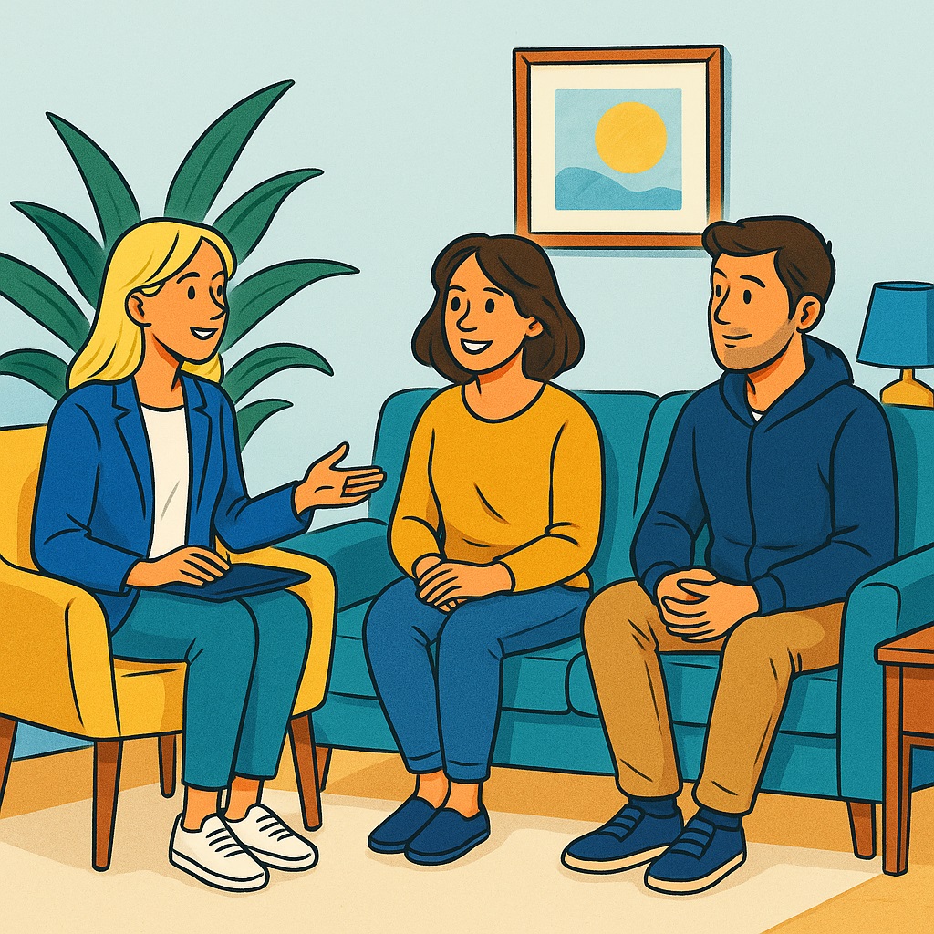 Vzgojno svetovanje z očetom in mamo